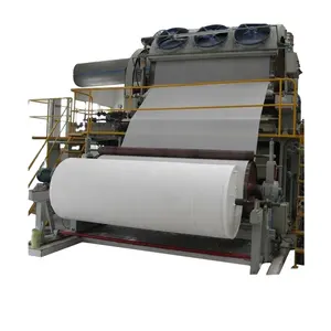 Toilet Paper Making Machine Complete Set Tissue Making Machine Waste Paper Recycling Line