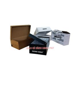 Nouvelles boîtes à chaussures en carton imprimées personnalisées avec logo personnalisé, papier de haute qualité du meilleur vendeur - Product Image 1