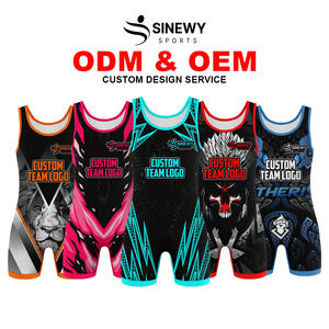 Camiseta de lucha libre masculina de nailon de alta calidad Camiseta de lucha libre de EE. UU. negra personalizada de talla grande para hombre - Product Image 4