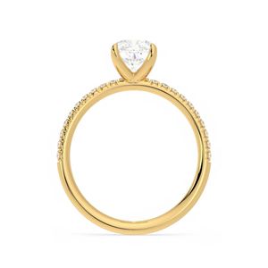 <b>Cushion</b> Cut Diamond Engagement <b>Ring</b> For Women - Product Image 5