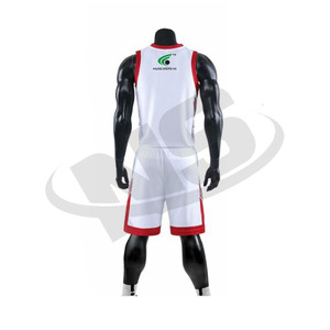 Maillot de basket-ball réversible personnalisé ensemble de vêtements de sport respirants lavables séchage rapide vente en gros d'usine uniforme d'équipe de grande taille - Product Image 3