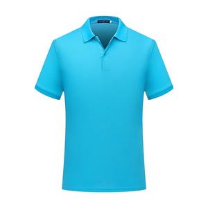 Polo de performance pour hommes de haute qualité 210 GSM coton mélange de polyester à manches courtes polo anti-rides évacuant l'humidité - Product Image 3