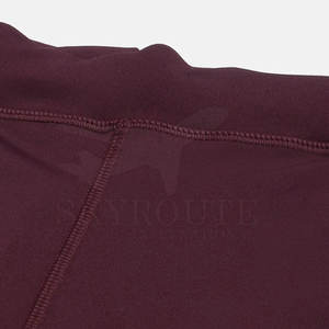 High Quality Women <b>Leggings</b> with Custom Logo Elastic Waist & Solid <b>Pattern</b> Spandex/Nylon Material Price - Product Image 5