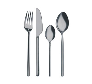 ชุดช้อนส้อมสแตนเลสสำหรับของขวัญวันครบรอบแต่งงานทำจากเหล็กอินเดียสินค้าตรงราคาไม่แพง - Product Image 1