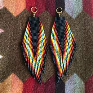 Pendientes de cuentas de semillas de cristal de moda para niñas - Product Image 6