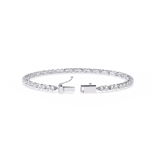 Fabulous 18K <b>Gold</b> Lab Grown Diamond Bracelet & <b>Bangle</b> - Product Image 6