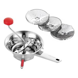 Passa verdura inox 3 dischi (24cm) Cromo lucido 04GD199 4 - Product Image 1