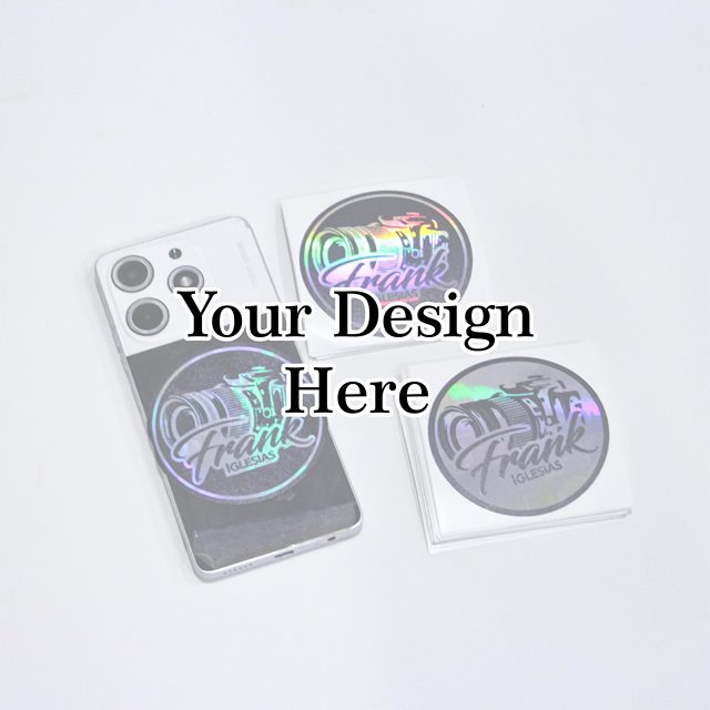 Waterproof Eco-friendly Reflective Holographic Gloss Lamination PVC Vinyl Adhesive Stylish Decorative Promotional Stickers