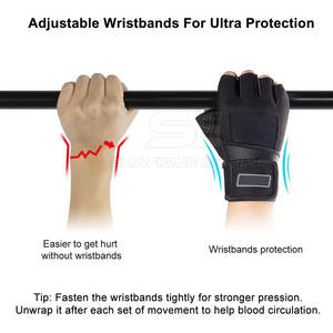 Nouveauté Gants demi-doigts Gants de sport d'extérieur Gants de gym fabriqués au Pakistan Gants de gym personnalisés - Product Image 2