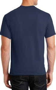 T-shirts pour hommes avec logo personnalisé T-shirts décontractés et élégants en coton ajusté pour hommes T-shirts lourds avec logo personnalisé du Bangladesh - Product Image 2