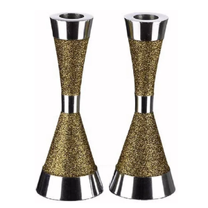 โมเดิร์นGlitter Finishingอลูมิเนียมเชิงเทียนหรูหราออกแบบเชิงเทียนอุตสาหกรรมคุณภาพตกแต่งบ้านตกแต่งตาราง - Product Image 1