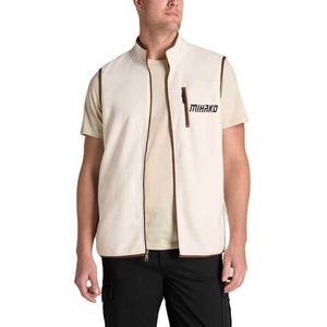 Chaleco de lana reversible personalizable de fábrica para hombre, ligero, transpirable, a prueba de viento, ropa deportiva para exteriores para Ciclismo de Invierno - Product Image 1