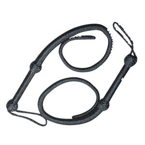 Látigo de toro de cuero de vaca hecho a mano, 12 trenzas tejidas, diseño personalizado, látigo, equitación, jinetes largos, caza al aire libre, vaquero - Product Image 6