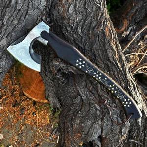 High Quality Handmade Damascus Steel <b>Axe</b> Industrial Grade with Wood Handle for Outdoor <b>Camping</b> - Product Image 3