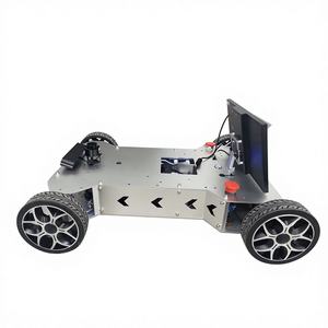 Chasis de Vehículo Robótico de Alta Calidad con Tracción en las Cuatro Ruedas WD, Estructura de Dirección Ackerman, Robots Industriales UGV, 19.54 kg - Product Image 1