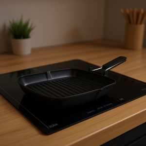 Ilsa Dietigrill Quadra Grill Pan 26x26cm per Induzione, per Piastre e Padelle Grill - Product Image 3