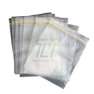 Custom Logo Zippered <b>Transparent</b> PE Plastic <b>Bag</b> for Durable Household Clothing Storage - Product Image 1