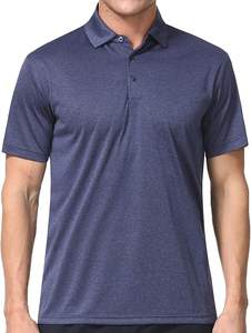 Camiseta Personalizada para Hombre, Transpirable, Suave, Elástica, Ajuste Sin Costuras, Manga Corta, Cuello Camisero, Polo de Golf - Product Image 2