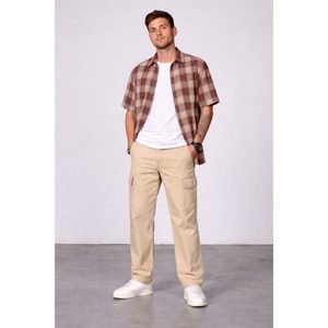 Jean cargo en denim beige pour homme, style vintage moderne et tendance, coupe ample et décontractée, écologique, respirant, léger, grandes tailles 28-42 - Product Image 4