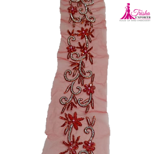 Adornos bordados en 3D de lujo Decoraciones de estilo tradicional y elegante con bordado elegante simple - Product Image 1