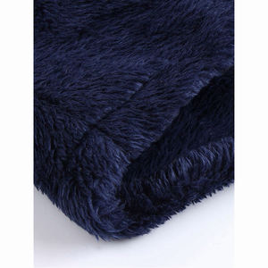 Vente en gros de vêtements d'extérieur légers sweat à capuche Sherpa zippé bleu marine coupe ajustée sweat à capuche Sherpa polaire pour homme - Product Image 4