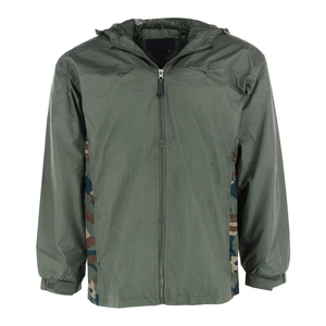 Chaqueta de invierno para hombre, cortavientos con capucha y cremallera personalizada con diseño de sublimación, nuevo estilo de lona para lluvia al aire libre, último diseño - Product Image 1