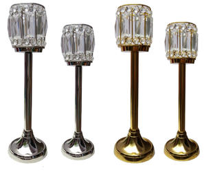 Candelero pequeño hecho a mano con cuentas para Navidad, decoración de mesa de diseño único con Base para decoraciones navideñas de boda - Product Image 3