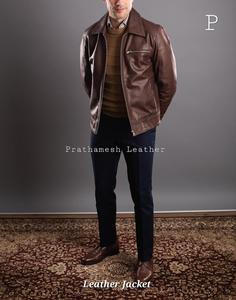 Veste en cuir de peau de vache pour hommes Qualité supérieure Doublure intérieure souple Qualité d'exportation Nombreuses options pour un usage quotidien Saison d'hiver en vrac - Product Image 6