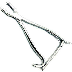 Fórceps de sujeción de hueso de alta calidad Dall Finish 10 "Mordaza ajustable con fijación de rosca fórceps de sujeción de hueso de acero metálico - Product Image 1