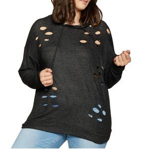 Sudadera unisex desgastada de lana de algodón lavado con ácido personalizada Hop Vintage cuello redondo transpirable y elegante para el invierno - Product Image 5