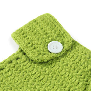 Costume de grenouille au crochet fait main en promotion pour séances photo de bébés, nouveau-nés et nourrissons - Product Image 4