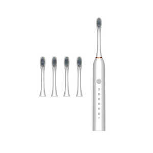 Cepillo de dientes eléctrico Myrva, 5 modos, IPX7, resistente al agua, recargable con carga tipo C, para limpieza de dientes de adultos - Product Image 1