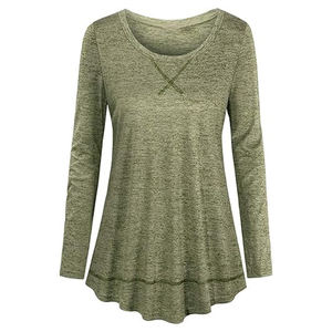 Hauts d'entraînement de qualité supérieure pour femmes Hauts de yoga Chemises de course Activewear Tee Shirt - Product Image 5