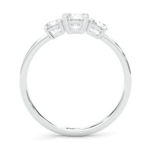 Round Cut Bridal <b>Set</b> Engagement <b>Ring</b> for <b>Women</b> in Rose Gold 925 Silver or Cute Style - Product Image 2