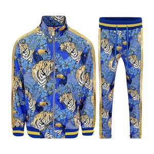 Vente en gros de survêtement polaire personnalisable grande taille pour hommes, veste à fermeture éclair décontractée et respirante, ensemble de pantalons, imprimé du Pakistan pour l'hiver - Product Image 1