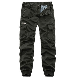 High Quality Men's Cargo Pants Casual Multi Pockets <b>Large</b> Size Pant Men Outwear Straight Trousers Sustainable Cargo Pant - Product Image 5