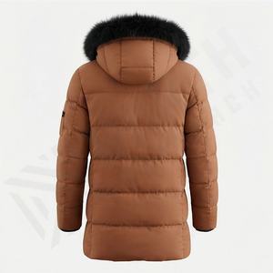 Vestes parka à capuche pour hommes en gros, vestes personnalisées, alternative à l'oie, respirantes, vêtements d'extérieur d'hiver, design chaud et thermique - Product Image 2