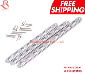 BISONS - Juego de 6 Placas Rectas de Acero Inoxidable de 2.7 mm con 46 Tornillos a Juego |   Implantes Ortopédicos Veterinarios Manuales - Product Image 3