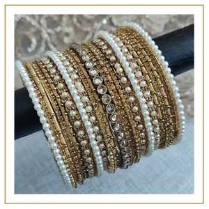 Top Trending Product Fashionable Jewellery Chudiyan Set for Women Custom Handmade Bridal <b>Bangles</b> Set In Low MOQ - Product Image 6