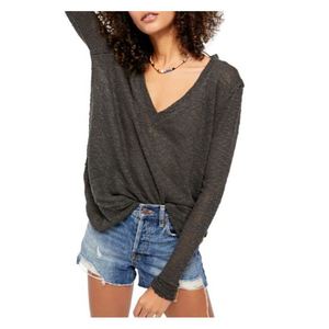 Maglione Pullover Ocean Air Hacci da Donna Free People Nero Taglia X-Small - Product Image 1