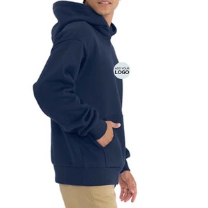 Sweat-shirts à capuche personnalisés sur mesure en tissu tri-mélange Performance - Product Image 4