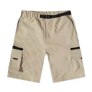 Short d'extérieur élégant pour hommes personnalisé et uni délavé avec cordon de serrage Short décontracté en coton polaire pour hommes - Product Image 6