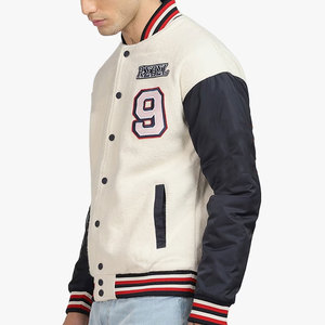 Modern Day Customized Logo Printed 2026 Comfort Men Varsity <b>Jacket</b> Casual Street <b>Smart</b> Men Varsity <b>Jacket</b> - Product Image 4