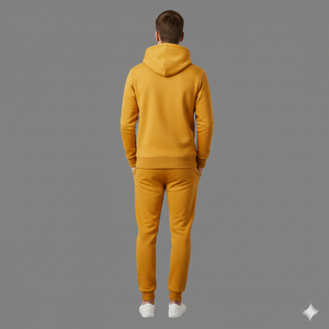 Conjunto Deportivo de Dos Piezas para Hombre, Pantalones y Sudadera de Felpa de Algodón Premium de Peso Pesado, Personalizado 2026 - Product Image 6