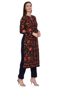 Salwar Kameez de Alta Calidad para Mujer, Elegante, Última Moda, Estilo Indio-Pakistaní, de Seda y Algodón, Lavable, Colores Personalizados, para Toda Temporada - Product Image 5