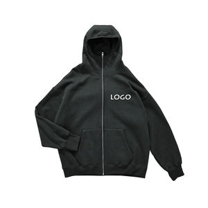 Personnalisé Hiver Masqué Fermeture Éclair 350G Plus Polaire Hommes Hoodies Personnalisé Cardigan Hommes Full Zip Hoodie Pour Unisexe - Product Image 1