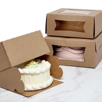 Boîtes à gâteaux automatiques en kraft de qualité supérieure à chargement frontal pour usage industriel alimentaire