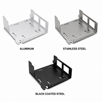 Supports de montage sur mesure en acier, aluminium et cuivre, usinés CNC et au laser pour un pliage de précision