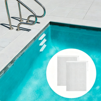 Sac filet de nettoyage pour piscine, sac filet pour tête d'aspiration, matériau filtrant, filet de remplacement pour tête d'aspiration, sac de nettoyage pour piscine