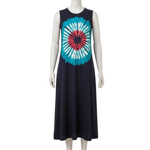 Robes décontractées sans manches, teintes unies, en tissu polyester, légères, confortables, pour l'été, tenue quotidienne, vêtements de mode pour femmes - Product Image 1